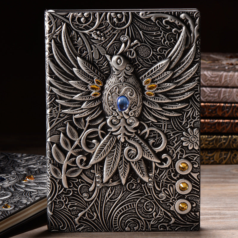 Three-dimensional Embossed Retro European Notebook