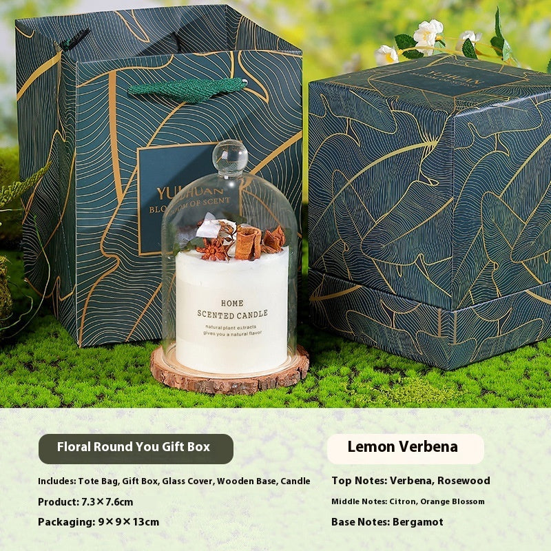 Aromatherapy Candle Hand Gift Real Flower Fragrance Bedroom Decoration