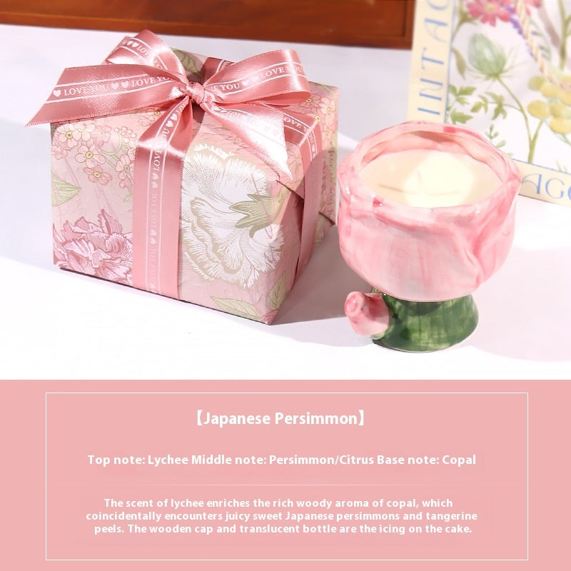 Creative Home Bedroom Tulip Aromatherapy Candle
