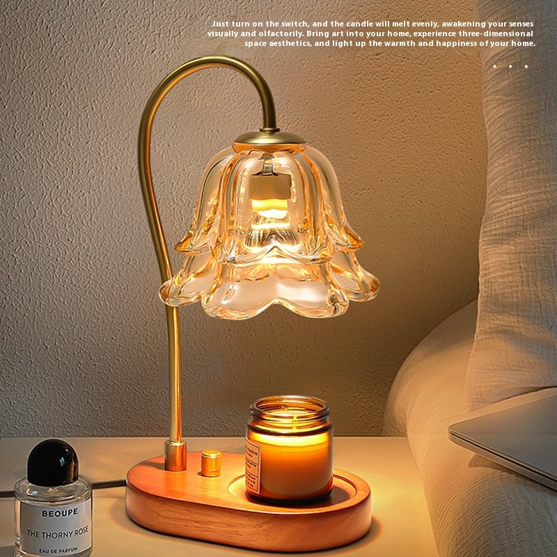 Creative Melting Wax Aromatherapy Timing Dimming Small Night Lamp