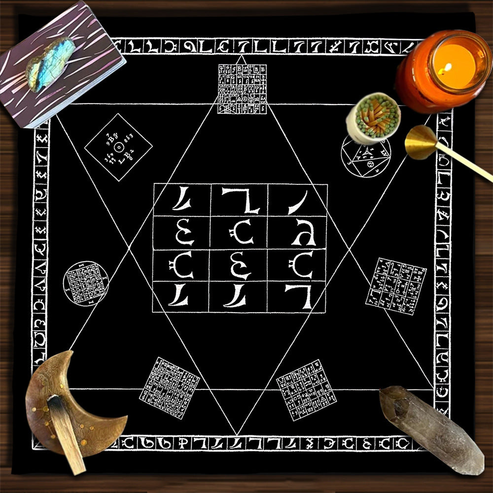 Moon Geometric Card Board Game Tarot Tablecloth
