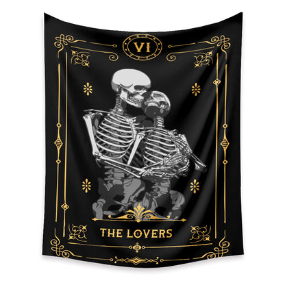 New Skull Tarot Card Tapestry Home Wall Decoration Background Cloth