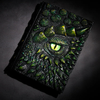 Personalized Embossed Dragon Book Resin Crafts Notebook