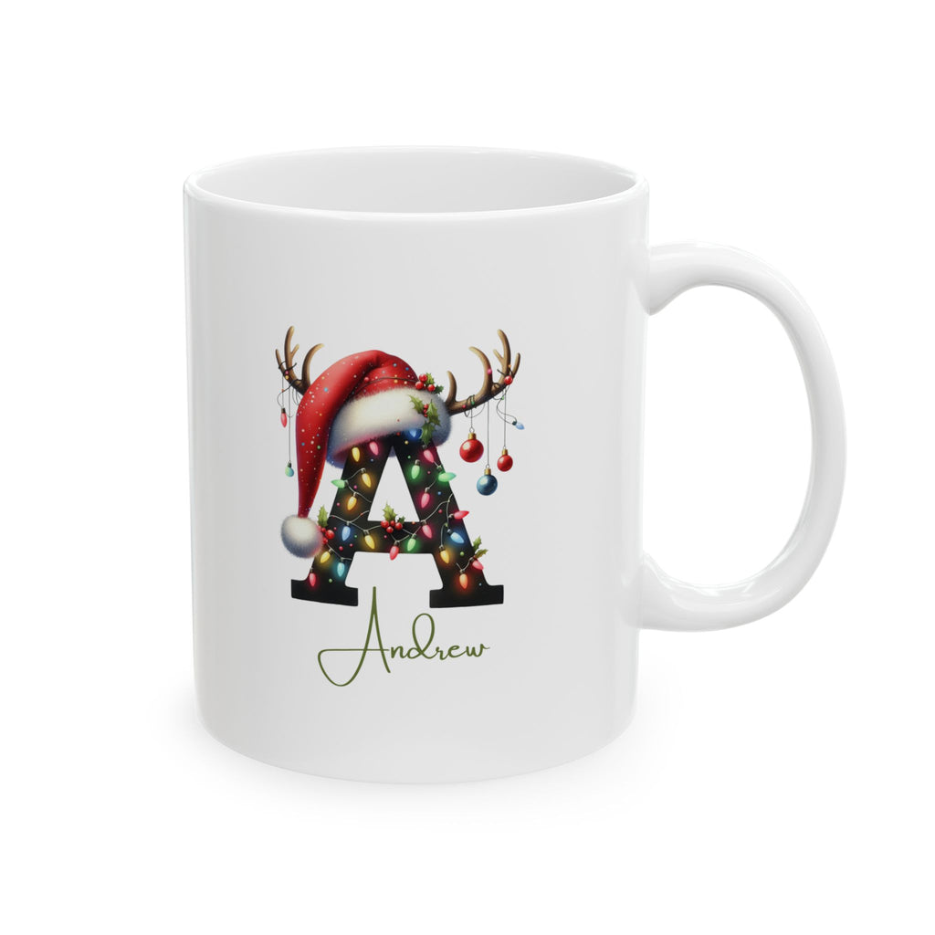 Personalized Hot Chocolate Mug for Kids - Custom Name Christmas Cocoa Cup | Kids Christmas Gift