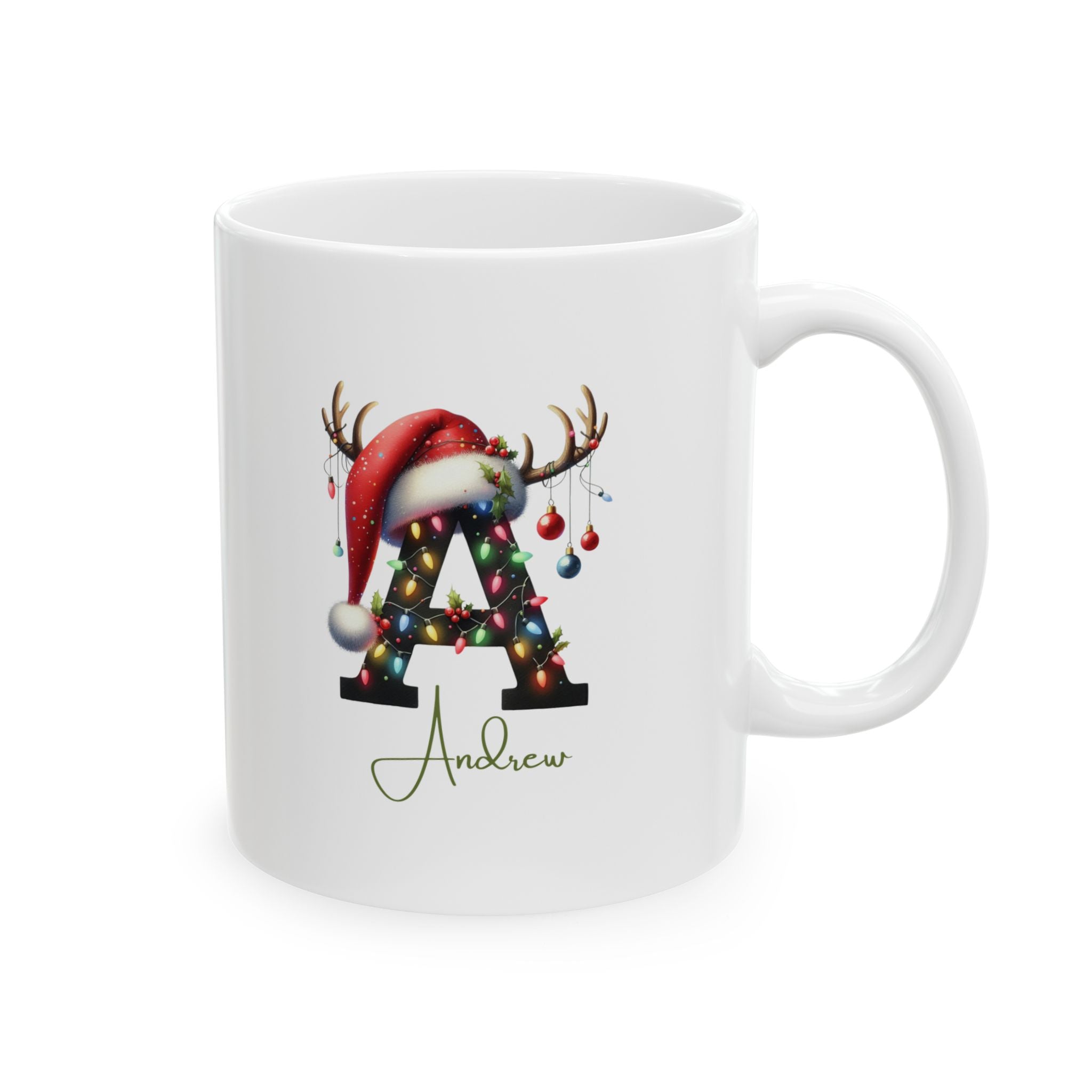 Personalized Hot Chocolate Mug for Kids - Custom Name Christmas Cocoa Cup | Kids Christmas Gift