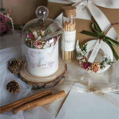 Dried Flower Scented Candle Gift Box Home Decorative Ornaments
