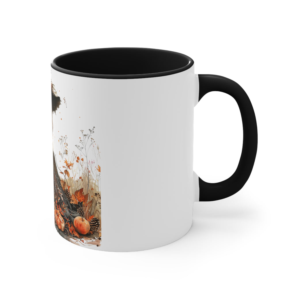 Enchanting Autumn Witch Accent Mugs - Cozy Halloween Decor, Gift for Witches, Fall Vibes, Pumpkin Spice Lovers, Seasonal Homeware