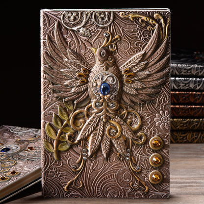 Three-dimensional Embossed Retro European Notebook