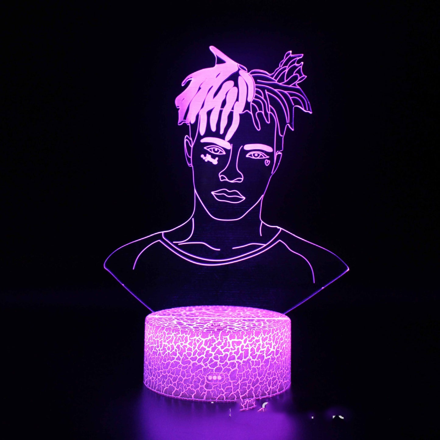 LED colorful touch remote control desk lamp