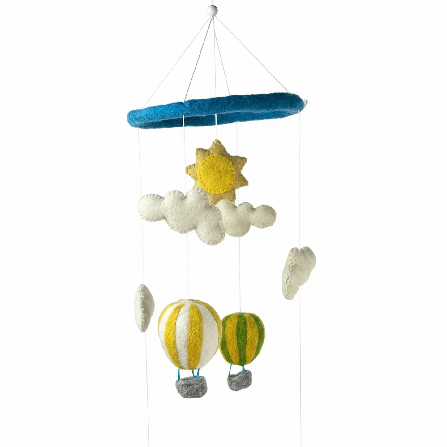 Hot Air Balloon Mobile, Blue