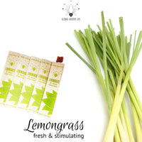 Lemongrass Incense Natural Aromatic Incense Sticks – 75 Count (5 packs of 15)