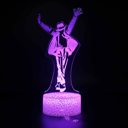 LED colorful touch remote control desk lamp