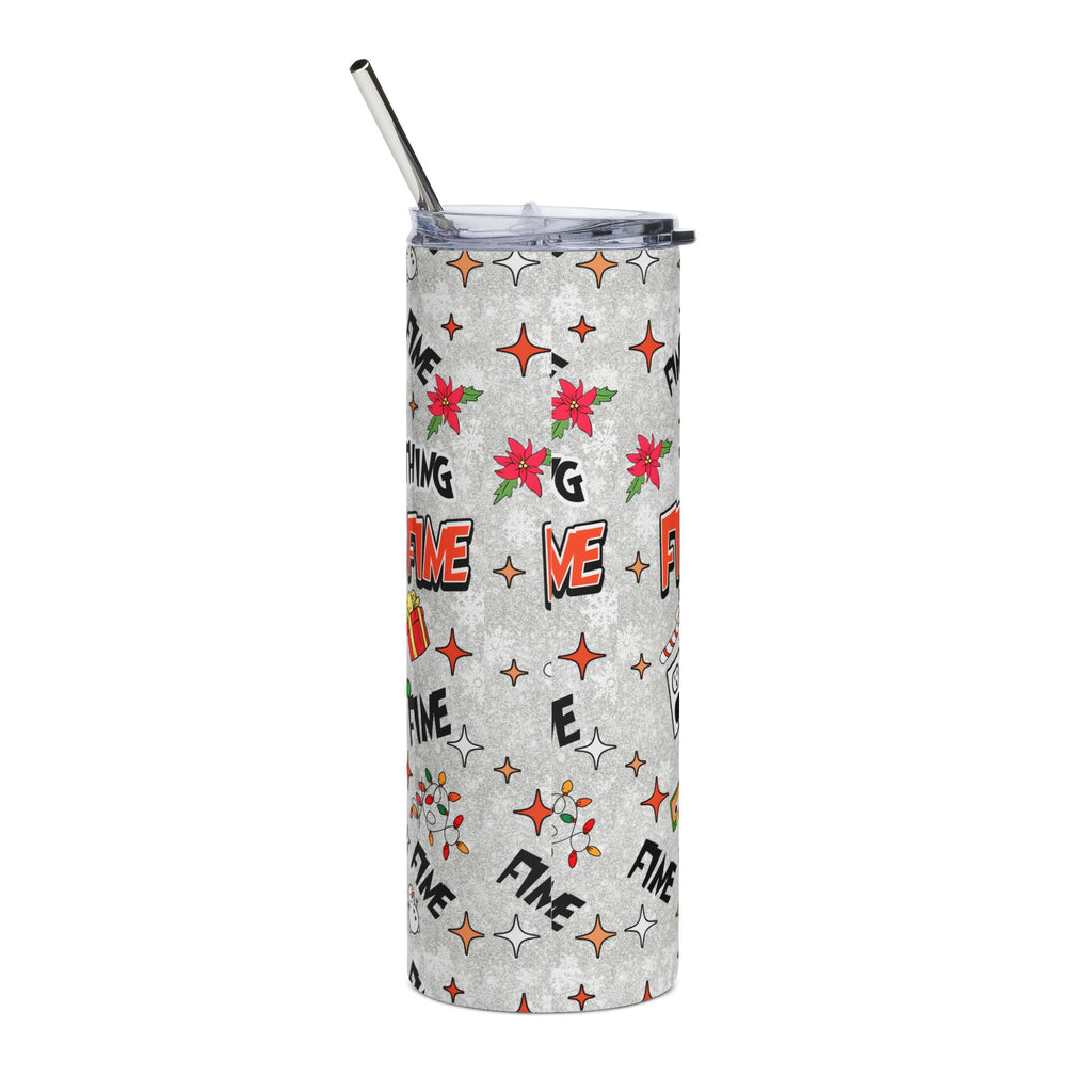 Retro Vibe Tumbler, Vintage-Inspired 20oz Drinkware, Fun Gift for Birthdays, Halloween, or Everyday Use
