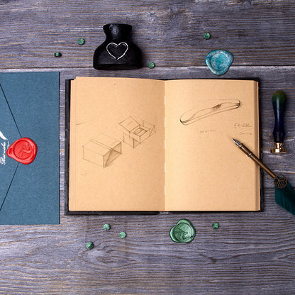 Personalized Embossed Dragon Book Resin Crafts Notebook
