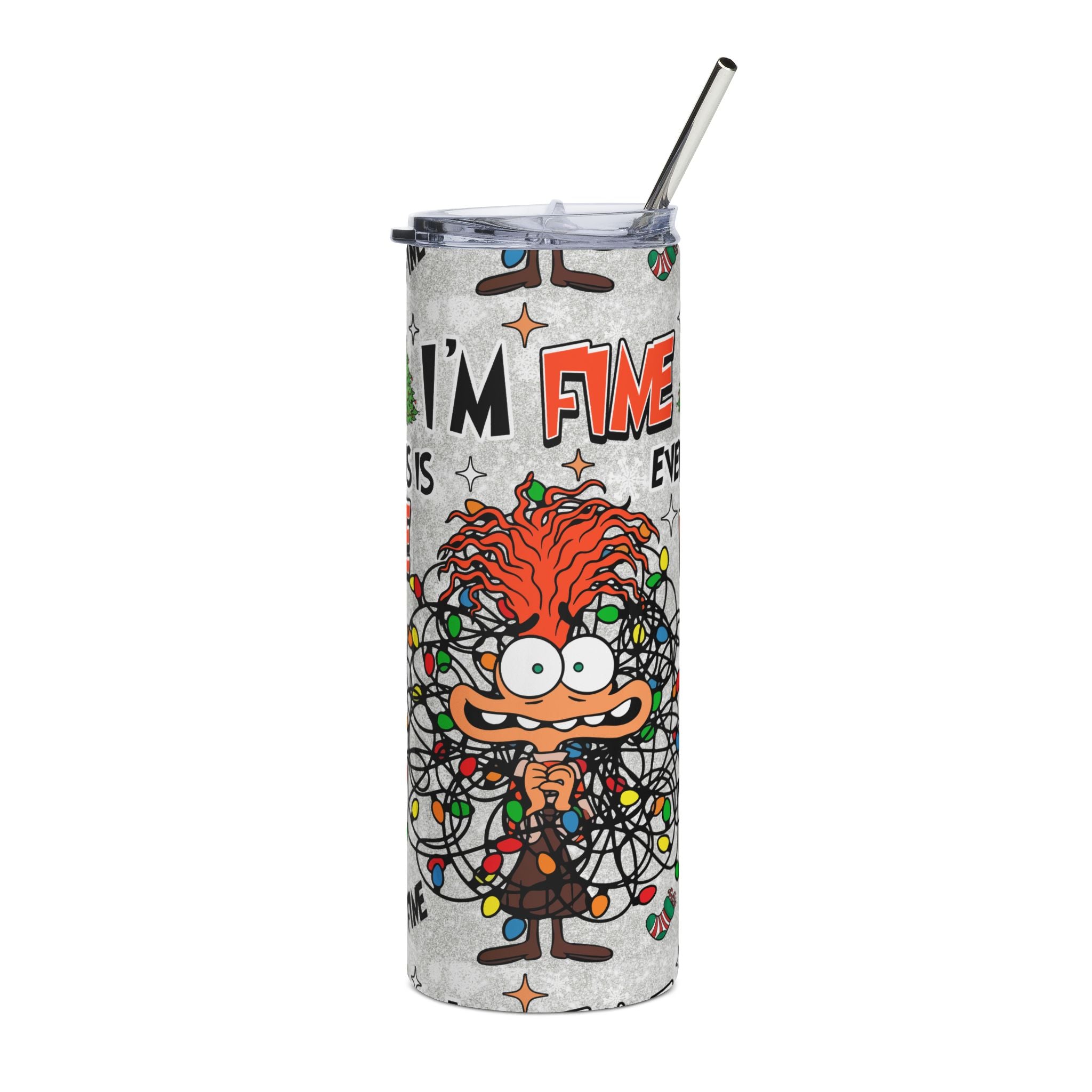 Retro Vibe Tumbler, Vintage-Inspired 20oz Drinkware, Fun Gift for Birthdays, Halloween, or Everyday Use