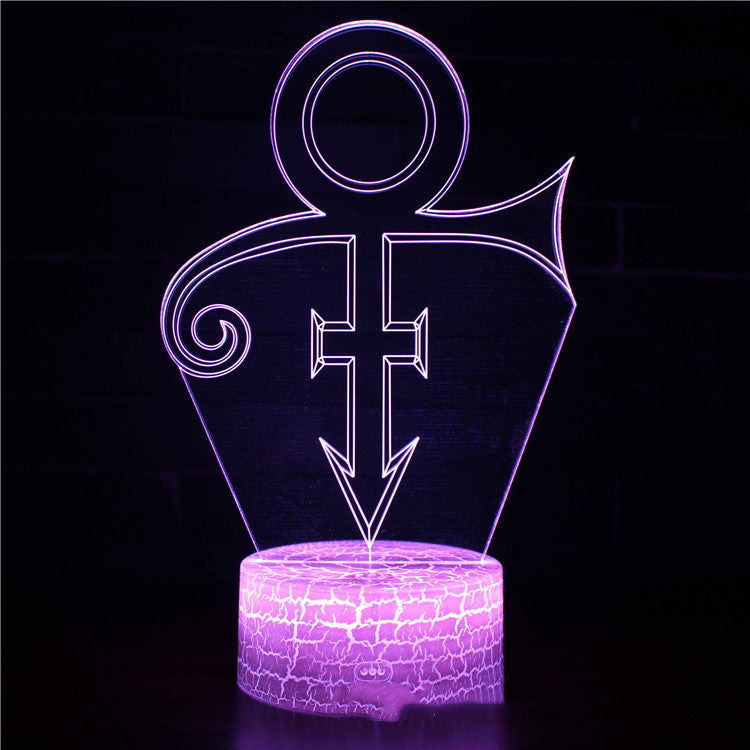 LED colorful touch remote control desk lamp