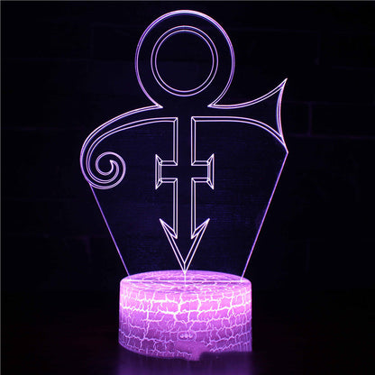 LED colorful touch remote control desk lamp