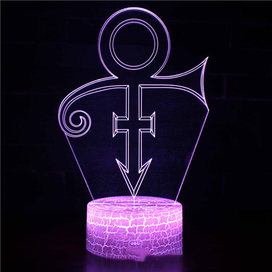 LED colorful touch remote control desk lamp