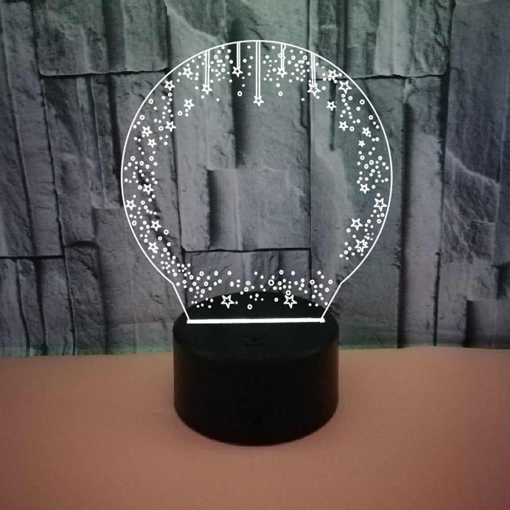 Acrylic Small Desk Lamp Erasable Message