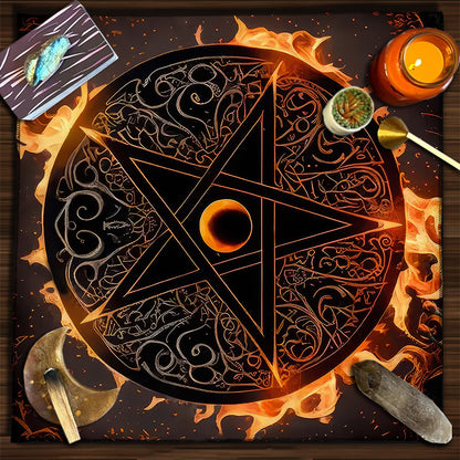 Moon Geometric Card Board Game Tarot Tablecloth