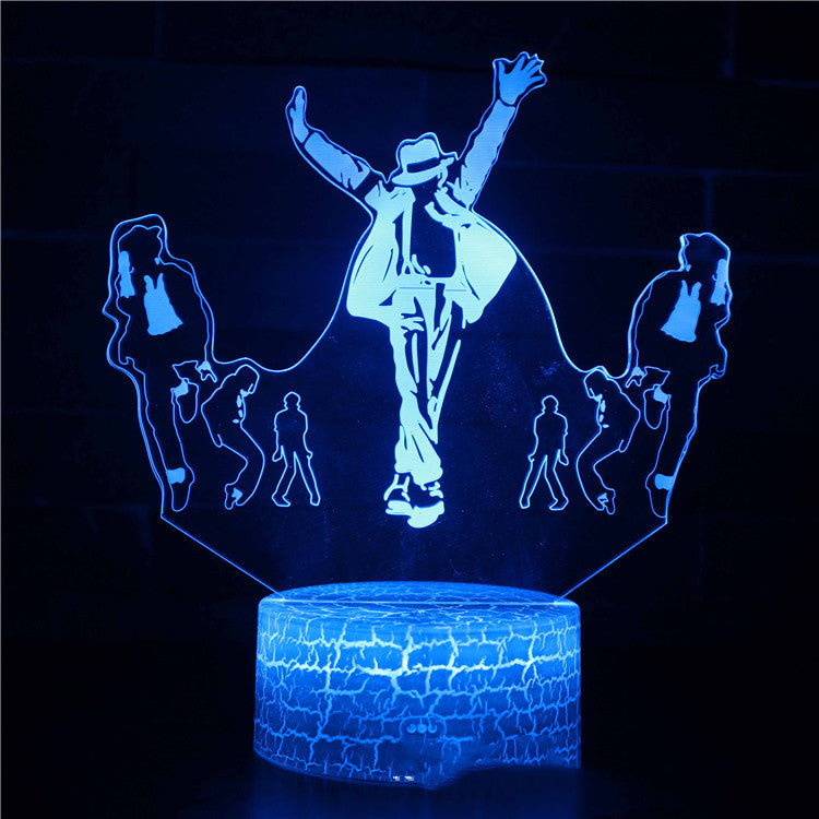 LED colorful touch remote control desk lamp
