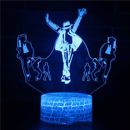 LED colorful touch remote control desk lamp