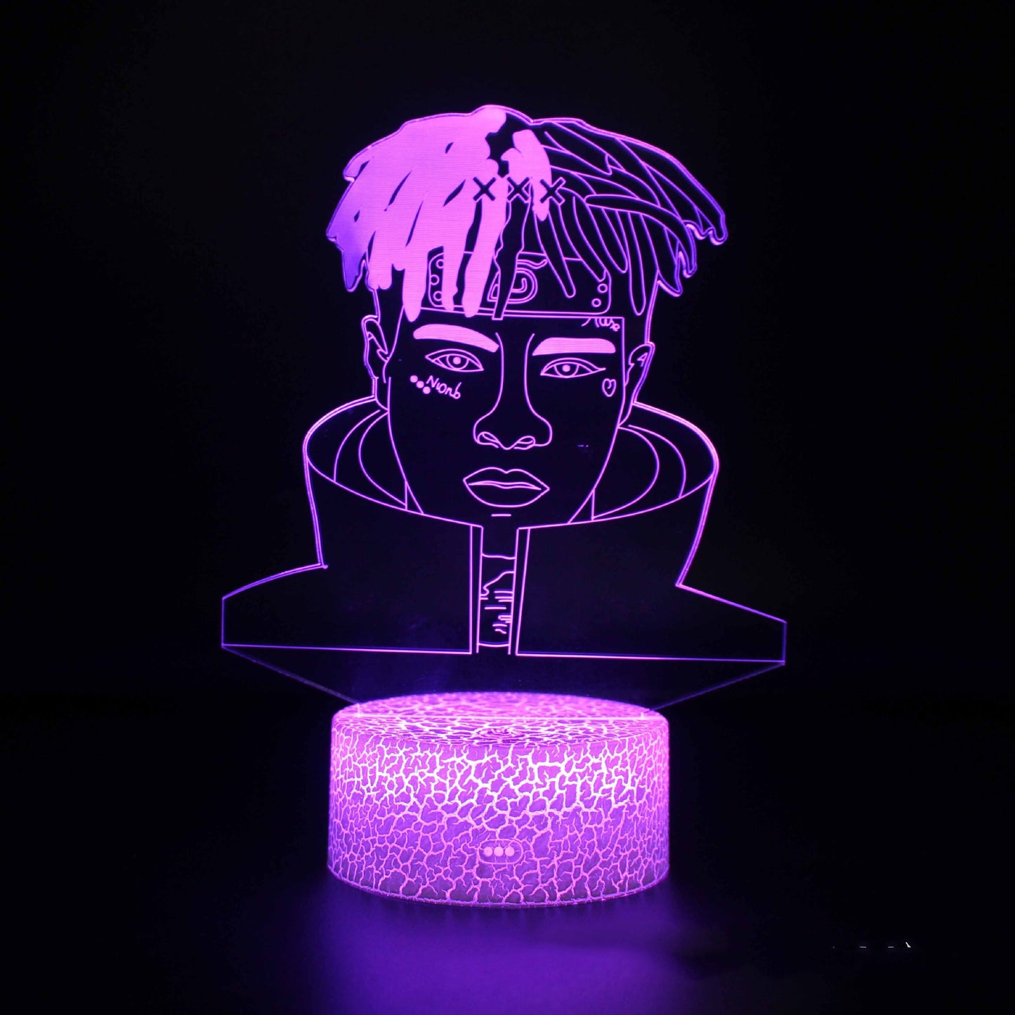 LED colorful touch remote control desk lamp