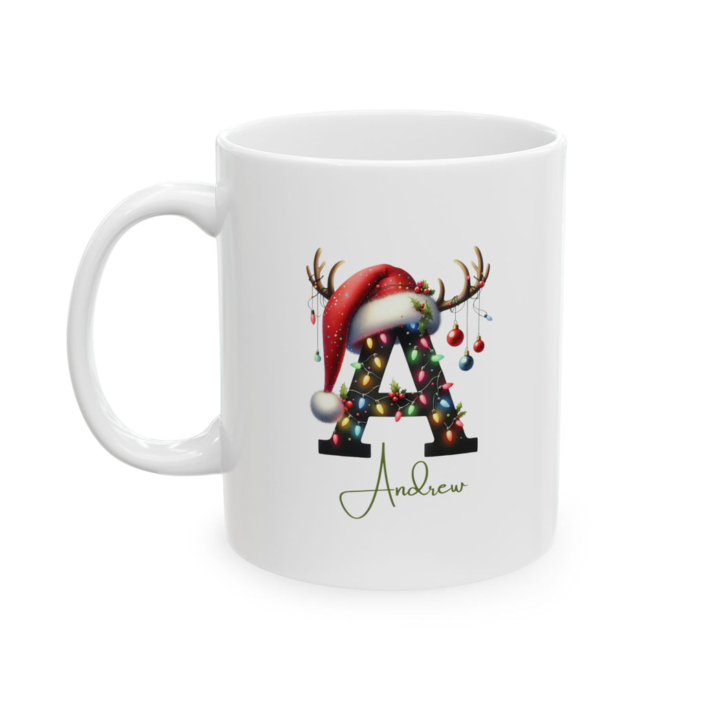 Personalized Hot Chocolate Mug for Kids - Custom Name Christmas Cocoa Cup | Kids Christmas Gift