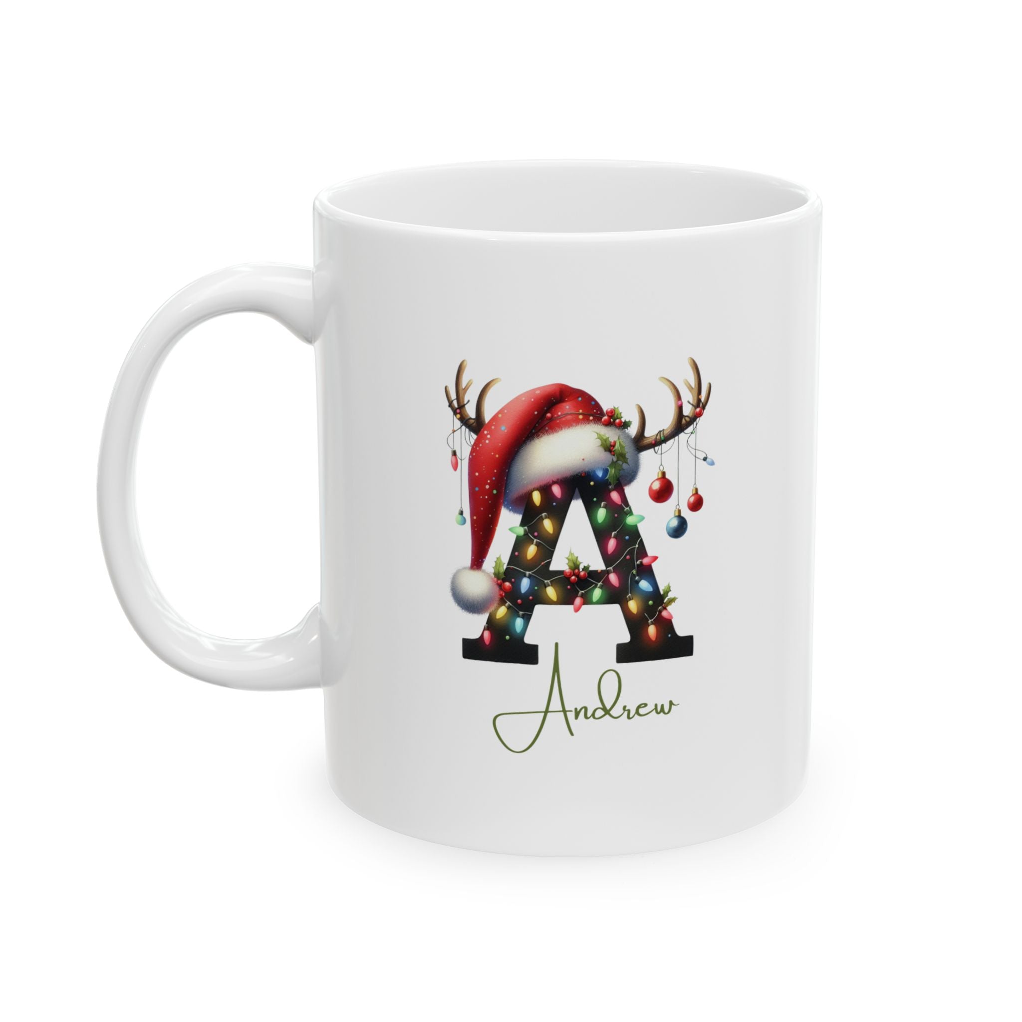 Personalized Hot Chocolate Mug for Kids - Custom Name Christmas Cocoa Cup | Kids Christmas Gift