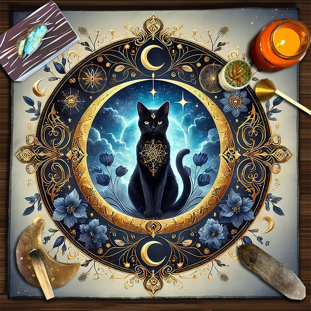 Moon Geometric Card Board Game Tarot Tablecloth