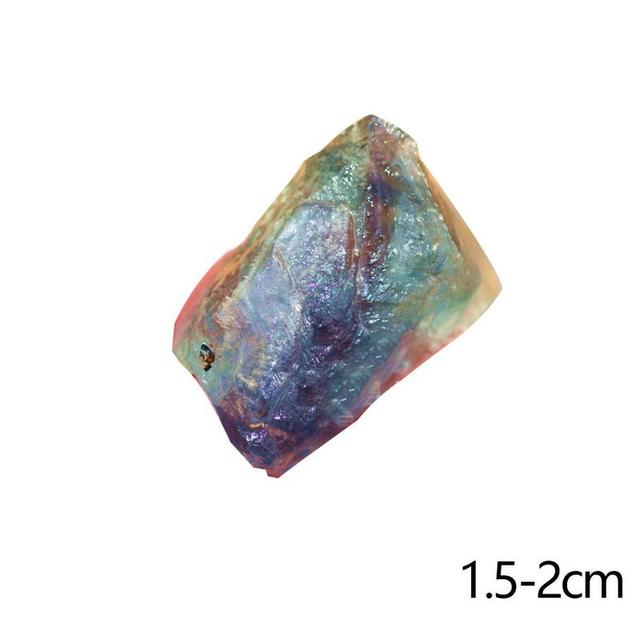 1 Pcs Natural Color Fluorite Tumbled Healing Reiki Stone