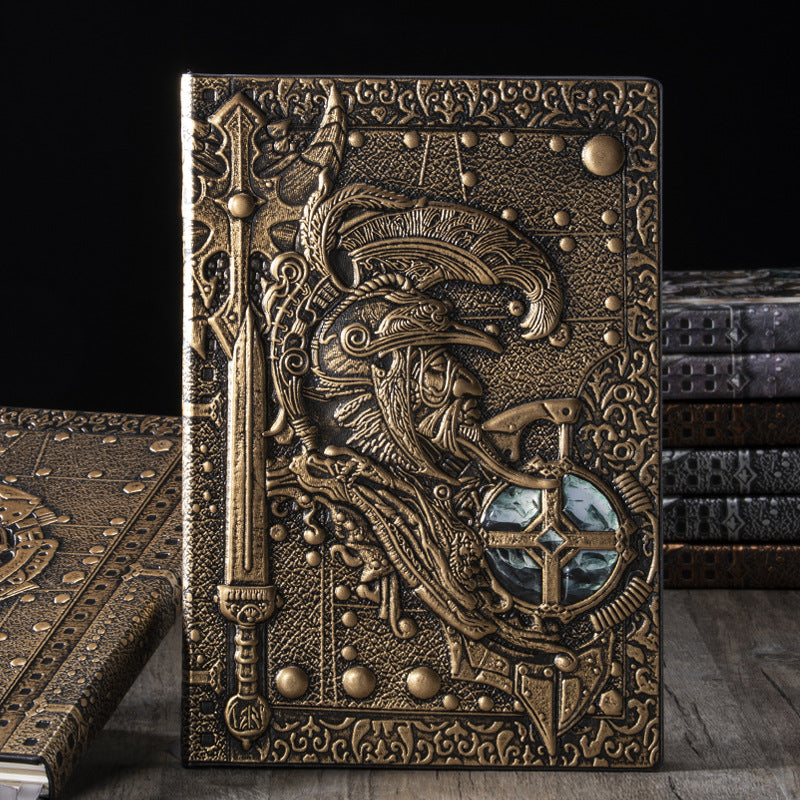 European General Retro Notebook Business Journal Book Pu Notebook Embossed Surface