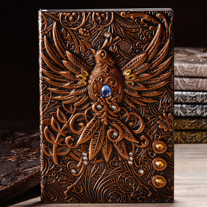 Three-dimensional Embossed Retro European Notebook
