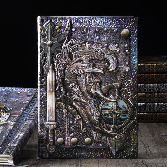 European General Retro Notebook Business Journal Book Pu Notebook Embossed Surface
