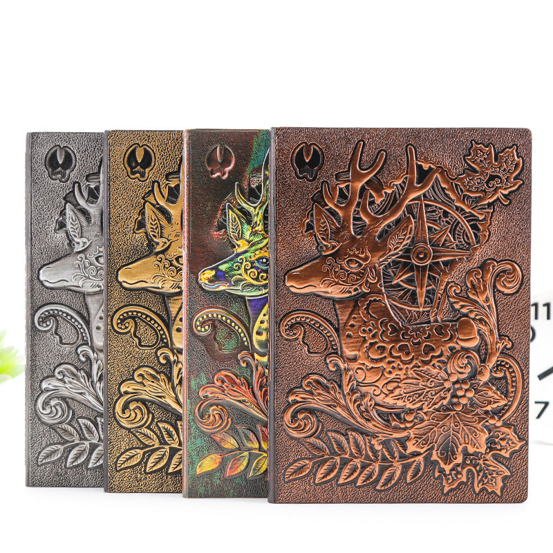 European-style Embossed Retro Notebook A5