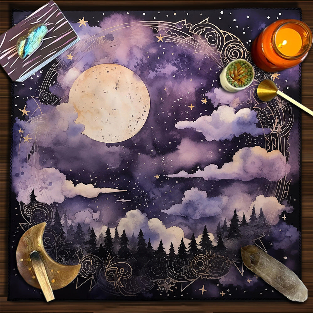 Moon Geometric Card Board Game Tarot Tablecloth
