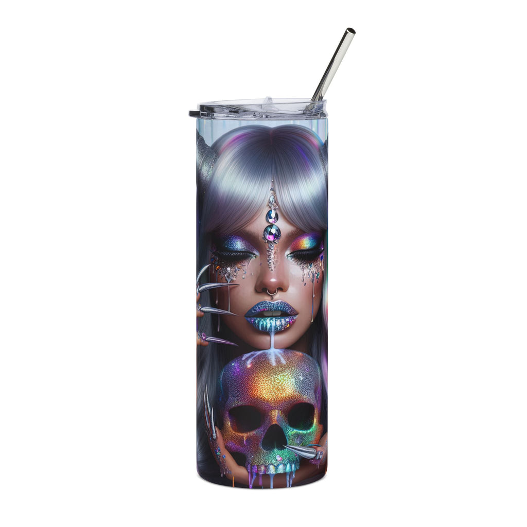 Gothic Art Stainless Steel Tumbler | 20oz | Unique Gift for Halloween, Coffee Lover, Travel Mug, Tumblers for Women, Spooky Decor