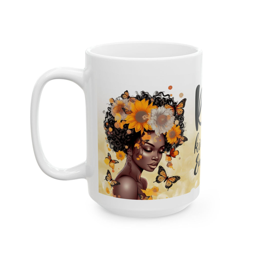 Inspirational Butterfly Mug - Be Kind to Everyone, Motivational Gift for Friends, Office Decor, Coffee Lovers, Positive Vibes