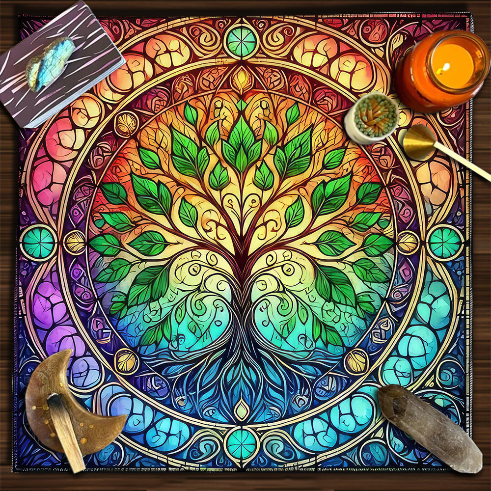 Moon Geometric Card Board Game Tarot Tablecloth