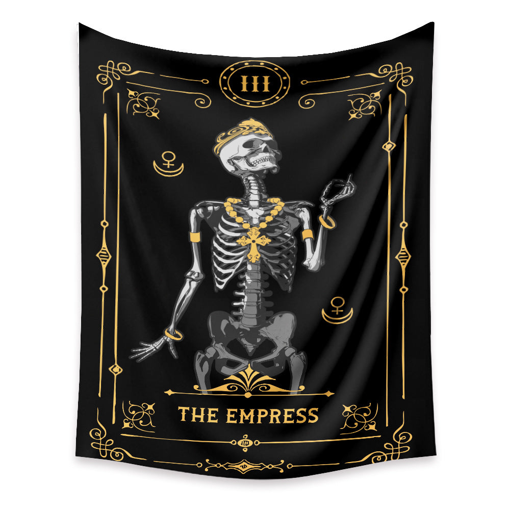New Skull Tarot Card Tapestry Home Wall Decoration Background Cloth