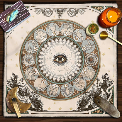 Moon Geometric Card Board Game Tarot Tablecloth