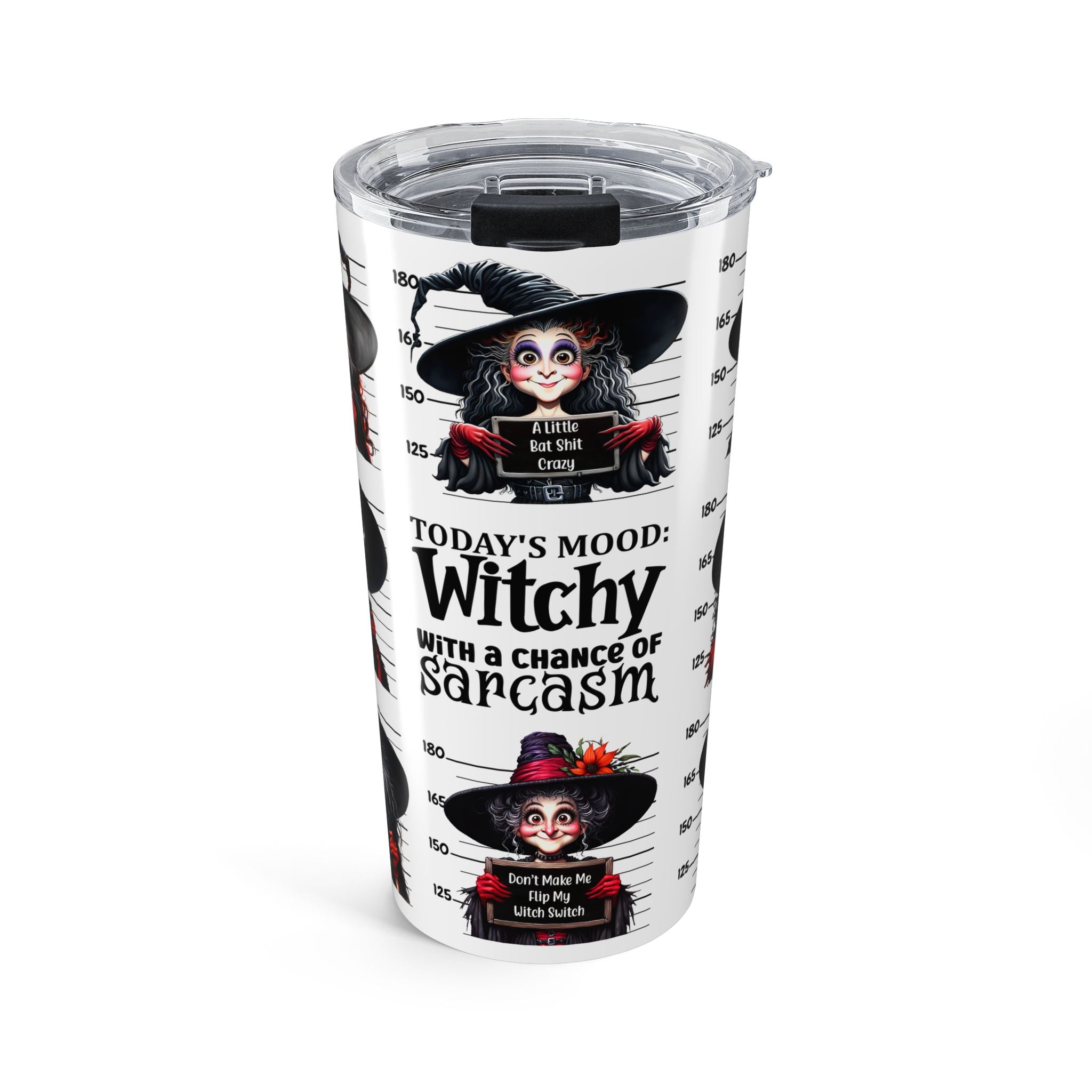Witchy Sarcastic Tumbler, Humor Mug for Witches, Gift for Halloween, Sarcastic Travel Cup, Funny Drinkware for Her