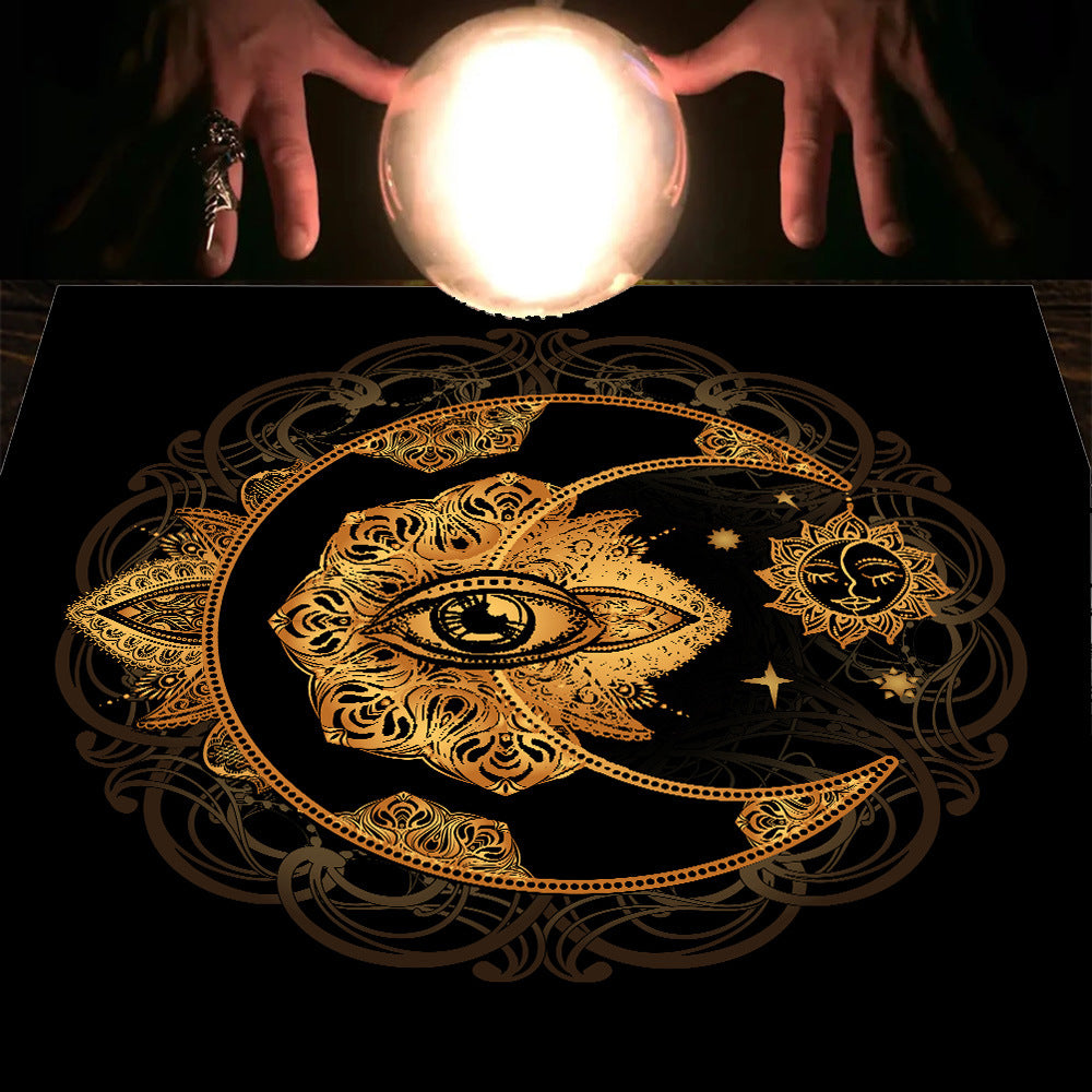 Tarot Tarot Tablecloth Cloth Cushion Moon Sun Lucky Tree Velvet