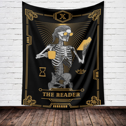 New Skull Tarot Card Tapestry Home Wall Decoration Background Cloth
