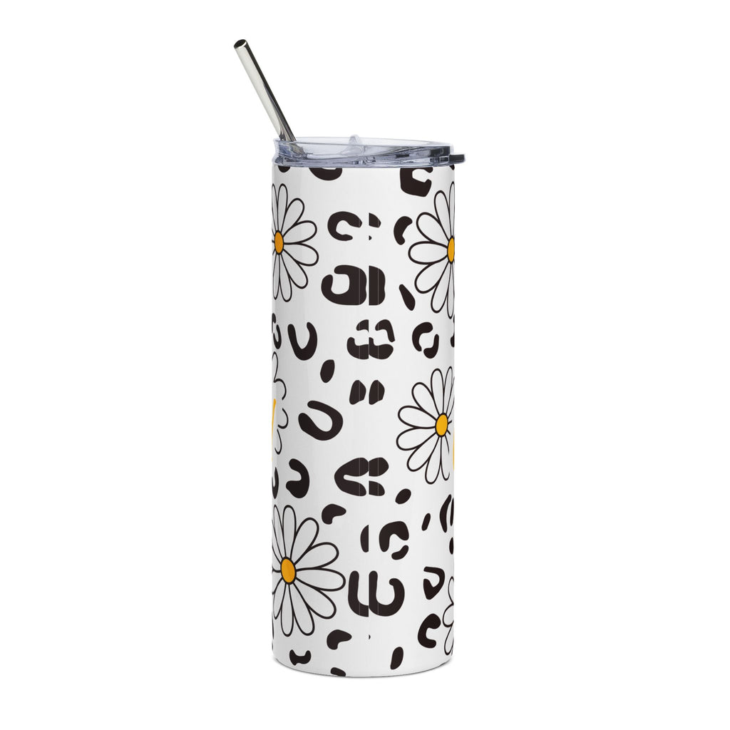 Stainless Steel Tumbler with Overstimulated Design | Perfect for Coffee Lovers, Gifts for Her, Inspirational Drinkware, Self-Care Mug