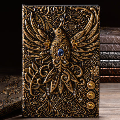 Three-dimensional Embossed Retro European Notebook