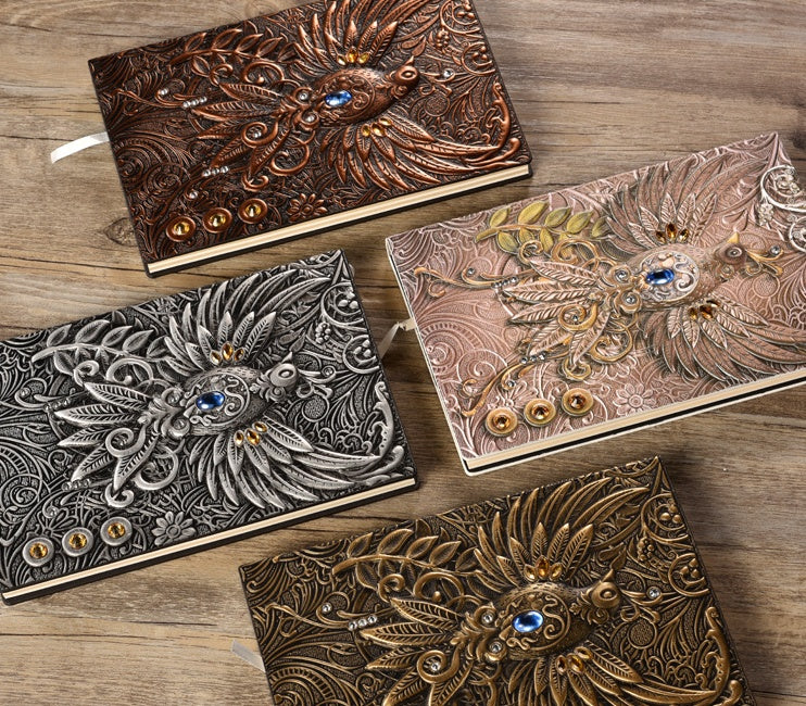 Three-dimensional Embossed Retro European Notebook