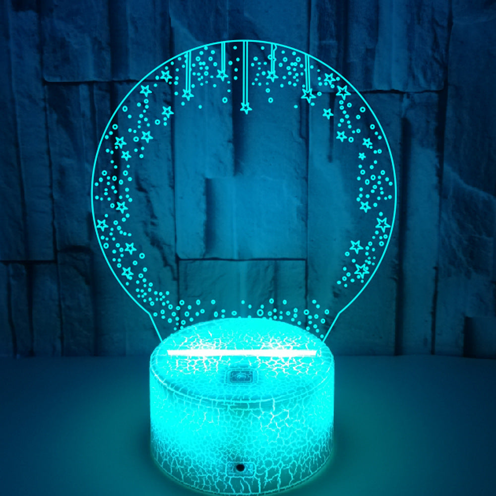 Acrylic Small Desk Lamp Erasable Message