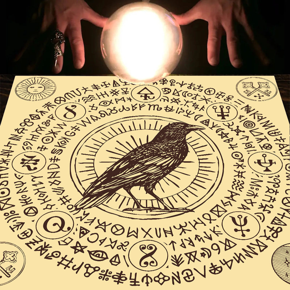 Tarot Tarot Tablecloth Cloth Cushion Moon Sun Lucky Tree Velvet