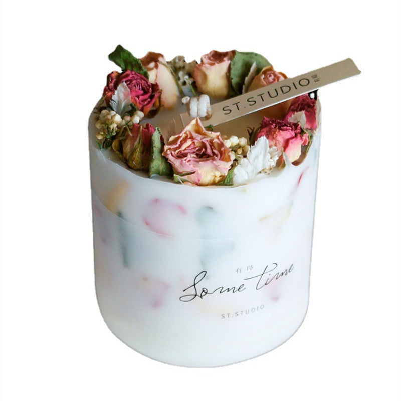 Dried Flower Scented Candle Gift Box Home Decorative Ornaments